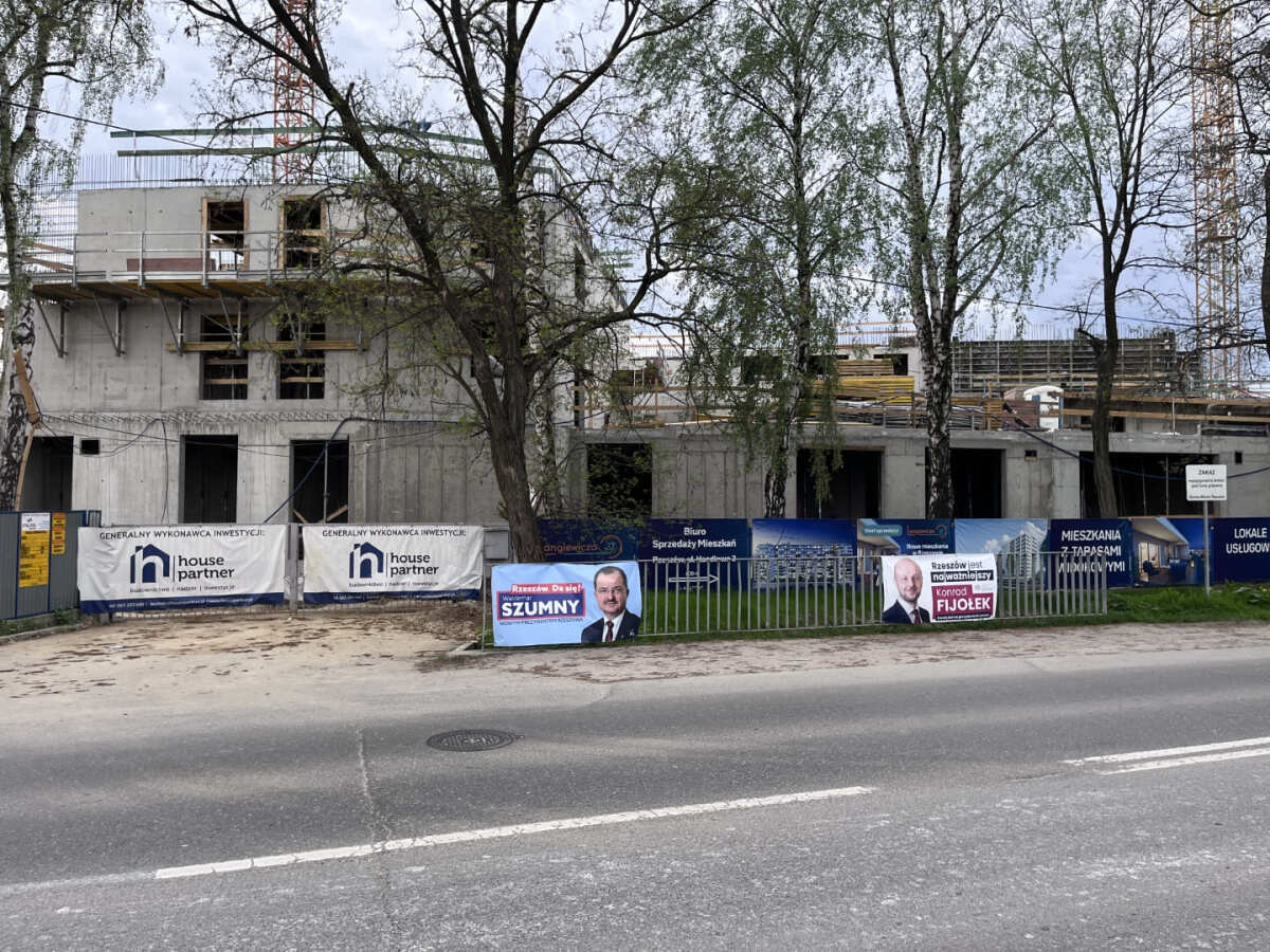 Budowa inwestycji mieszkaniowej Langiewicza 37 [kwiecień 2024]